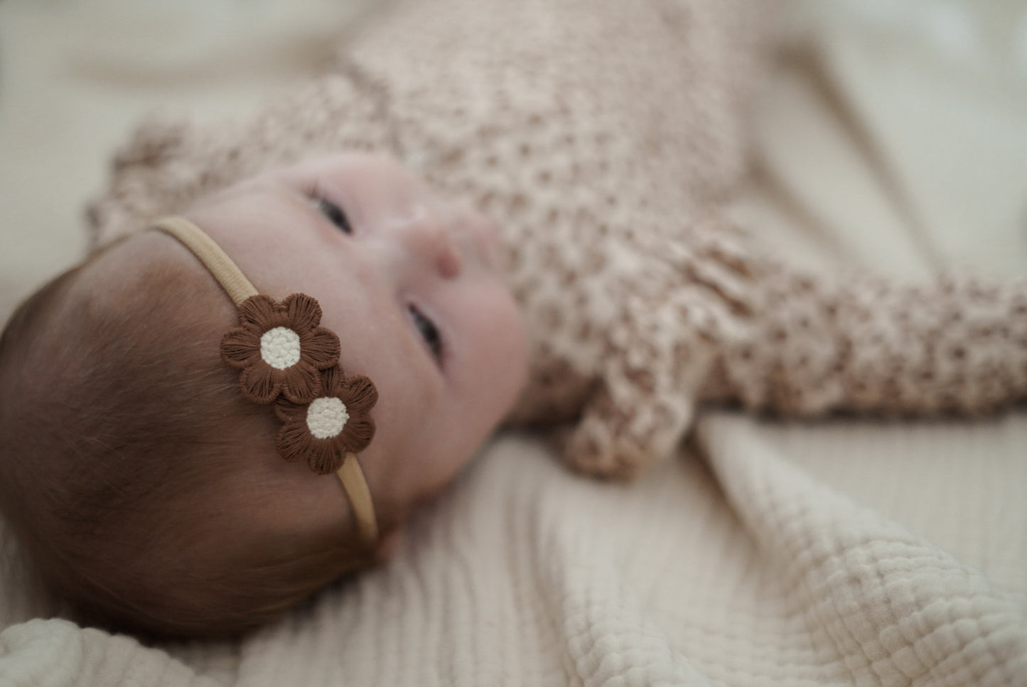 Baby haarbandje - Bloem Ninte