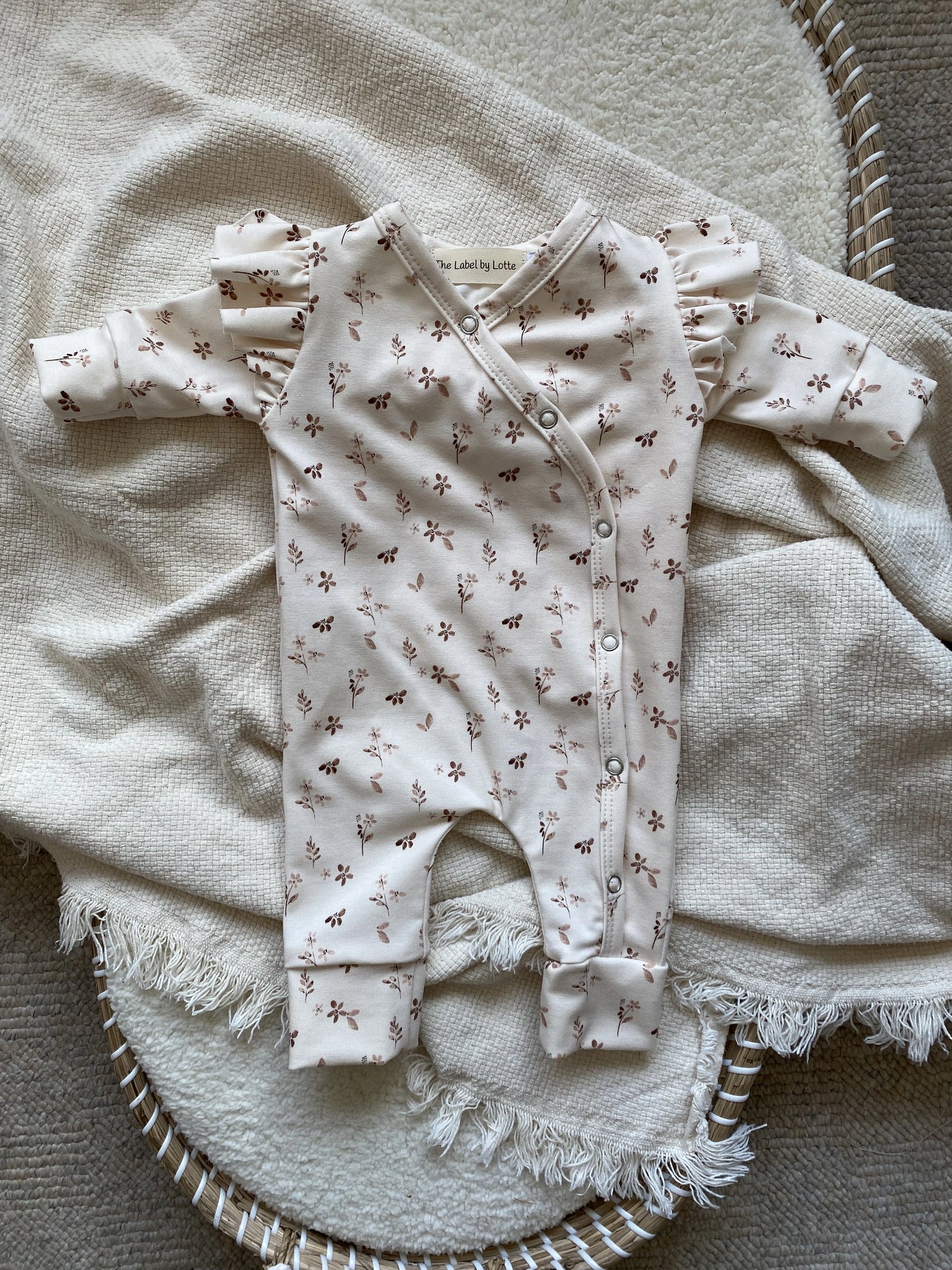 Boxpakje Mae bloemenprint zachtroze