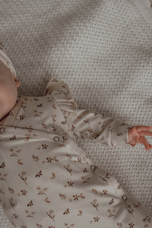 Boxpakje Mae bloemenprint zachtroze