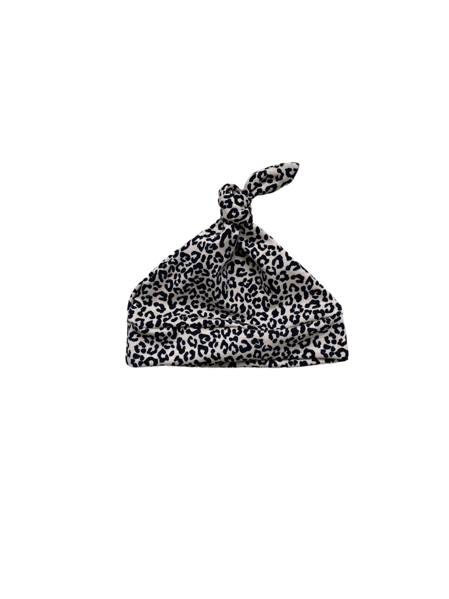 Knoopmutsje | Nellie panterprint