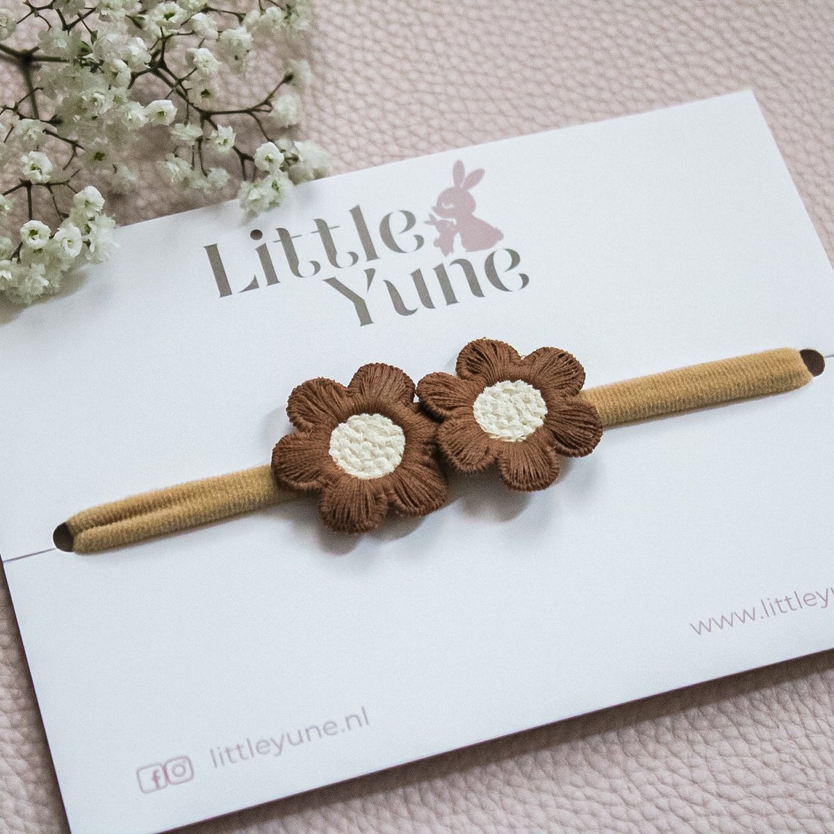 Baby haarbandje - Bloem Ninte