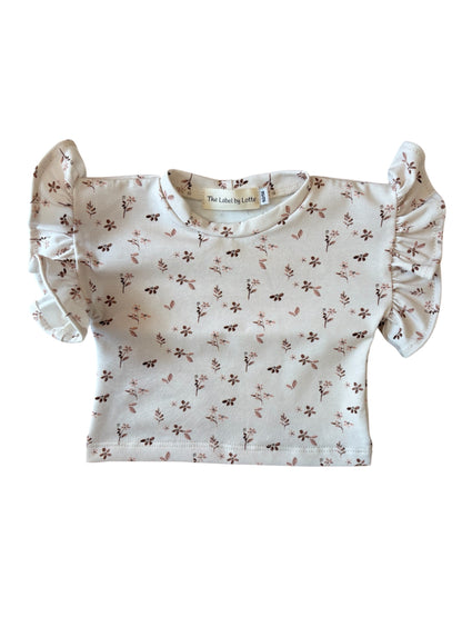 Shirtje met ruffles Mae