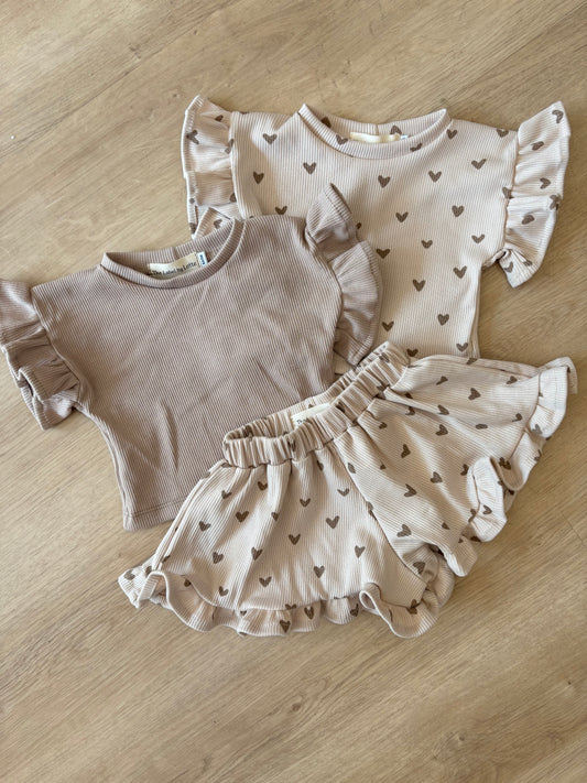 Shirtje met ruffles Zoe