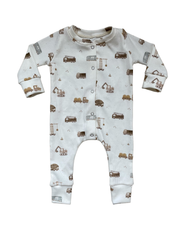 SALE Boxpakje Davi  vrachtwagens ribstof offwhite