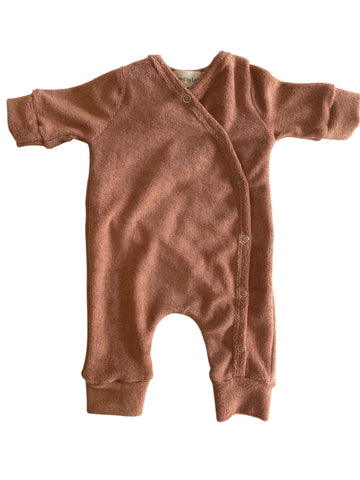 Uniseks boxpakje roest badstof