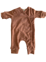 Uniseks boxpakje roest badstof