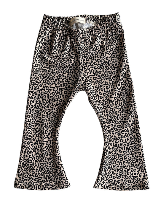 Meisjes flared legging panterprint Nellie