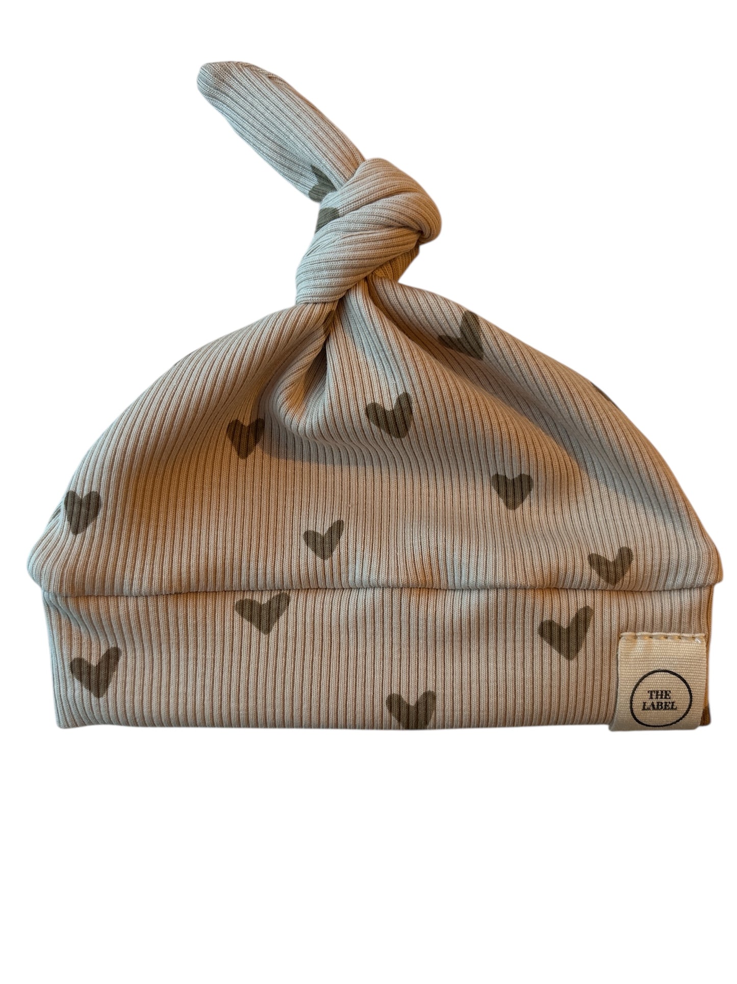 Meisjes knoopmutsje Zoe hartjesprint