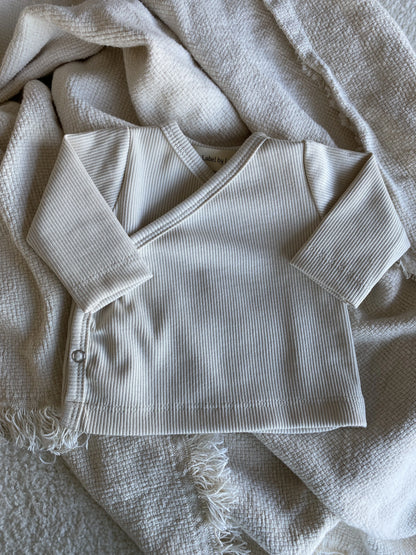 Overslagshirtje | Beige