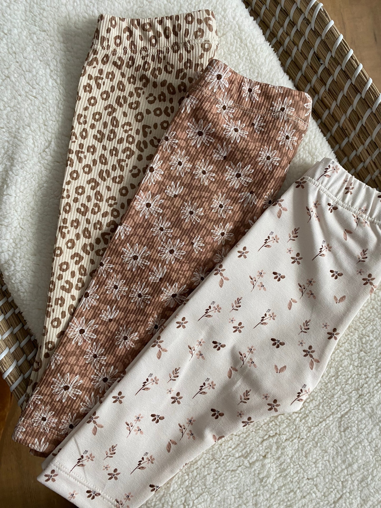 Meisjes kinderlegging Mae bloemenprint zachtroze