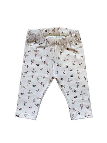 Meisjes kinderlegging Mae bloemenprint zachtroze