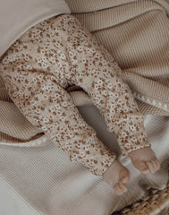 Meisjes kinderlegging Lou bloemenprint zachtroze