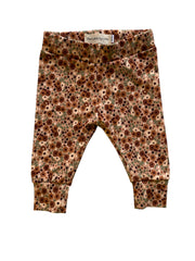 SALE Babybroekje/Legging | Roest bloemen