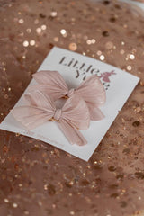 Alligatorspeldjes haarspeldje Duo – Bow Rose