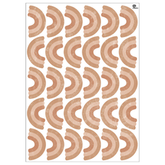Muurstickers regenboog bruin SALE